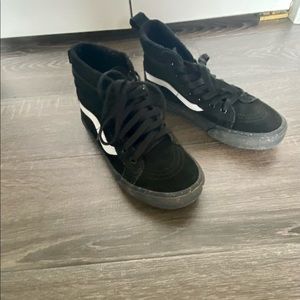 Vans Off the Wall black high top sneakers